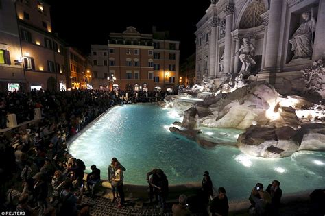 fendi trevi fountain show|trevi fountain renovation.